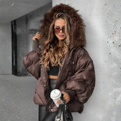 Martina – prošívaný kabát s luxusním límcem pro zimní eleganci